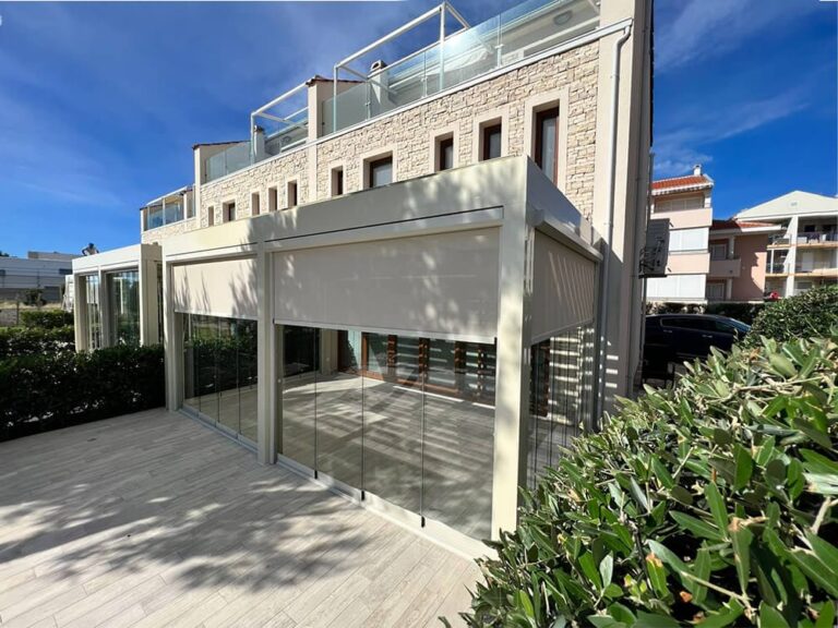 Bioklimatska pergola - montirana u dvorištu